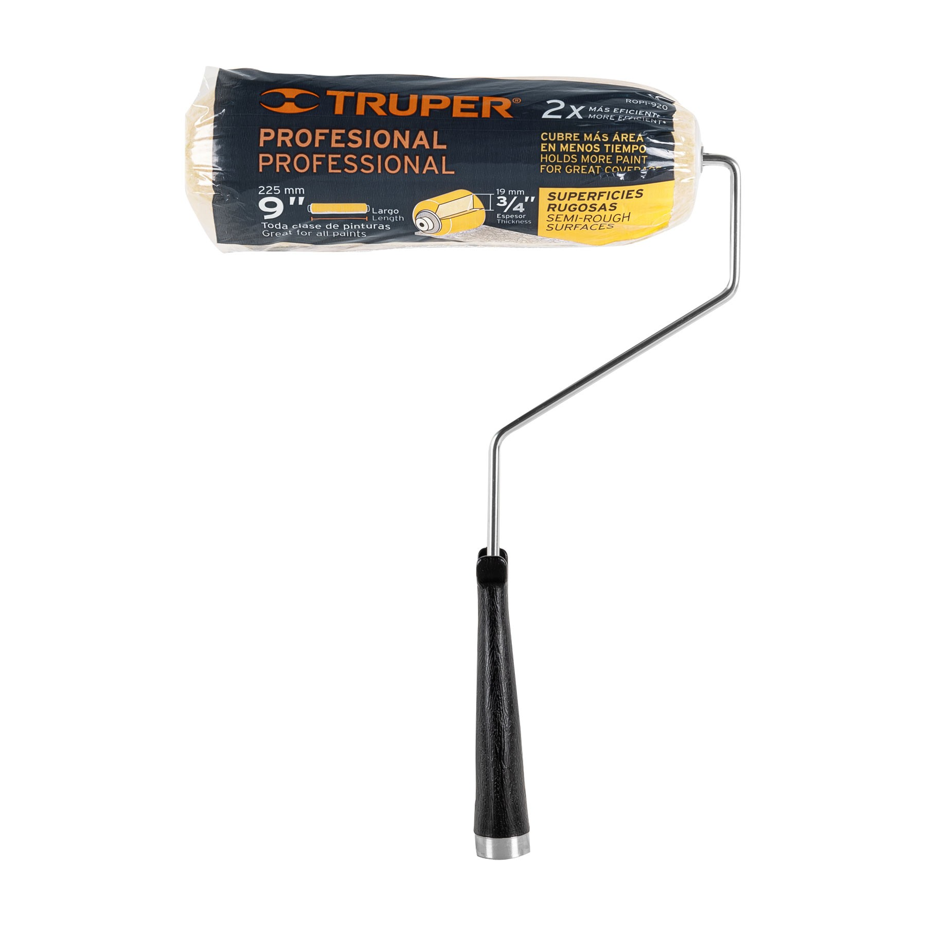 RODILLO PARA PINTAR 9 X 34 SUPERFICIES RUGOSAS TRUPER